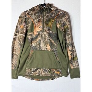 SHE Outdoor Camo Fleece Lined Hoodie Pullover Women's M hunting outdoor